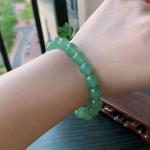 Fruity Green Bead Bracelet